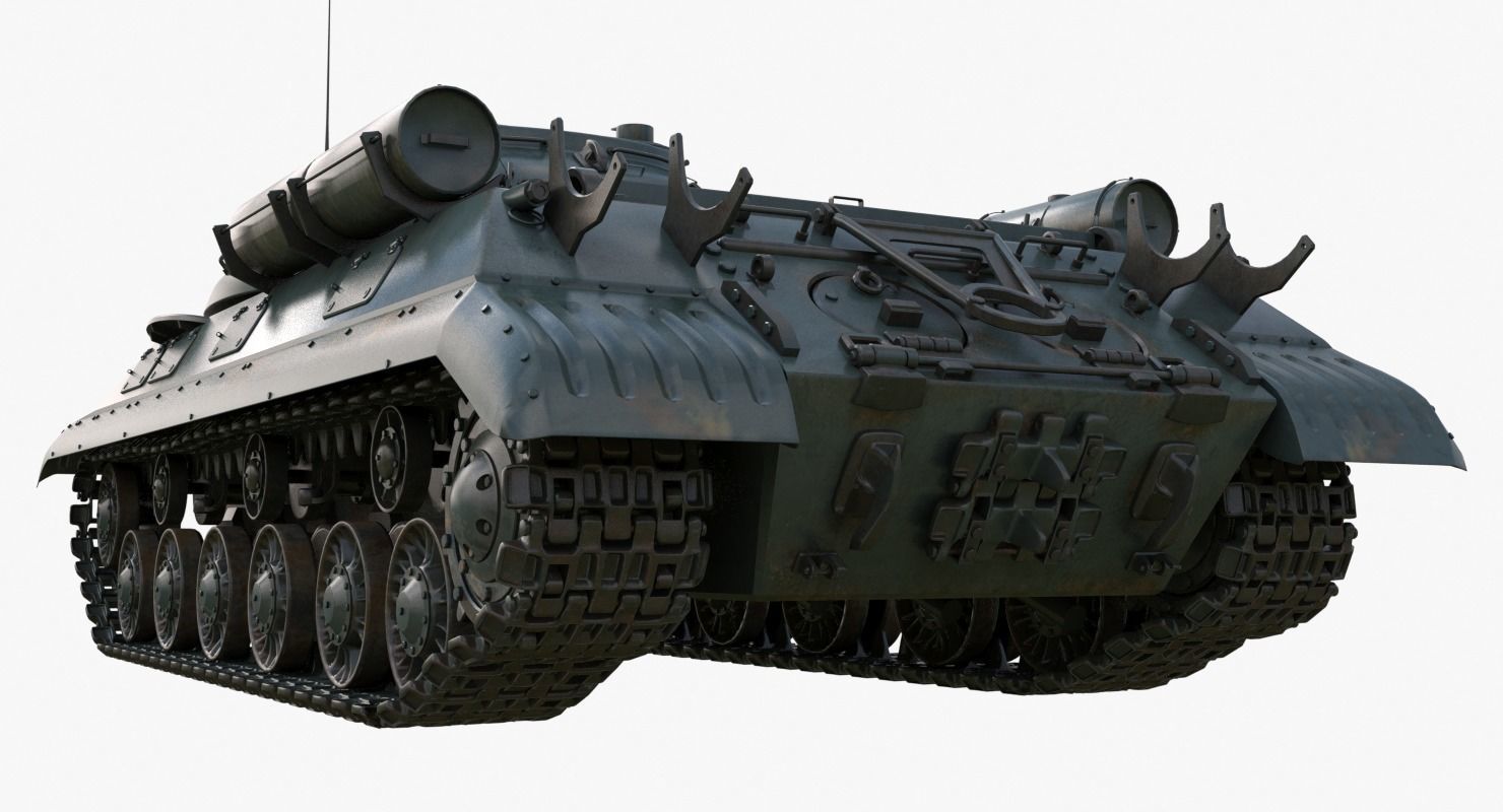Tank IS 3M Mental Ray 3D model_4