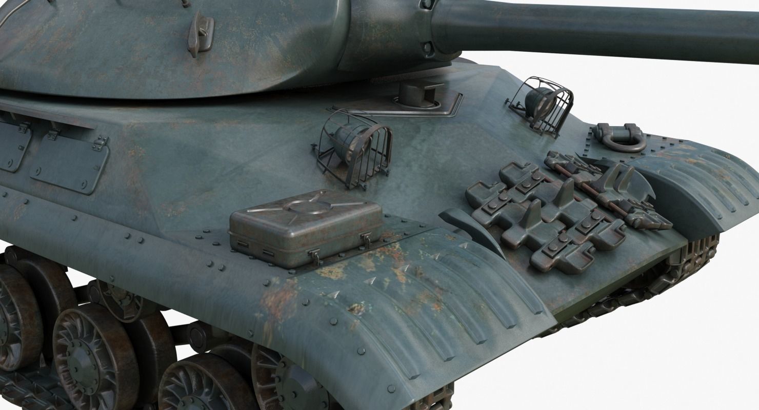Tank IS 3M Mental Ray 3D model_16