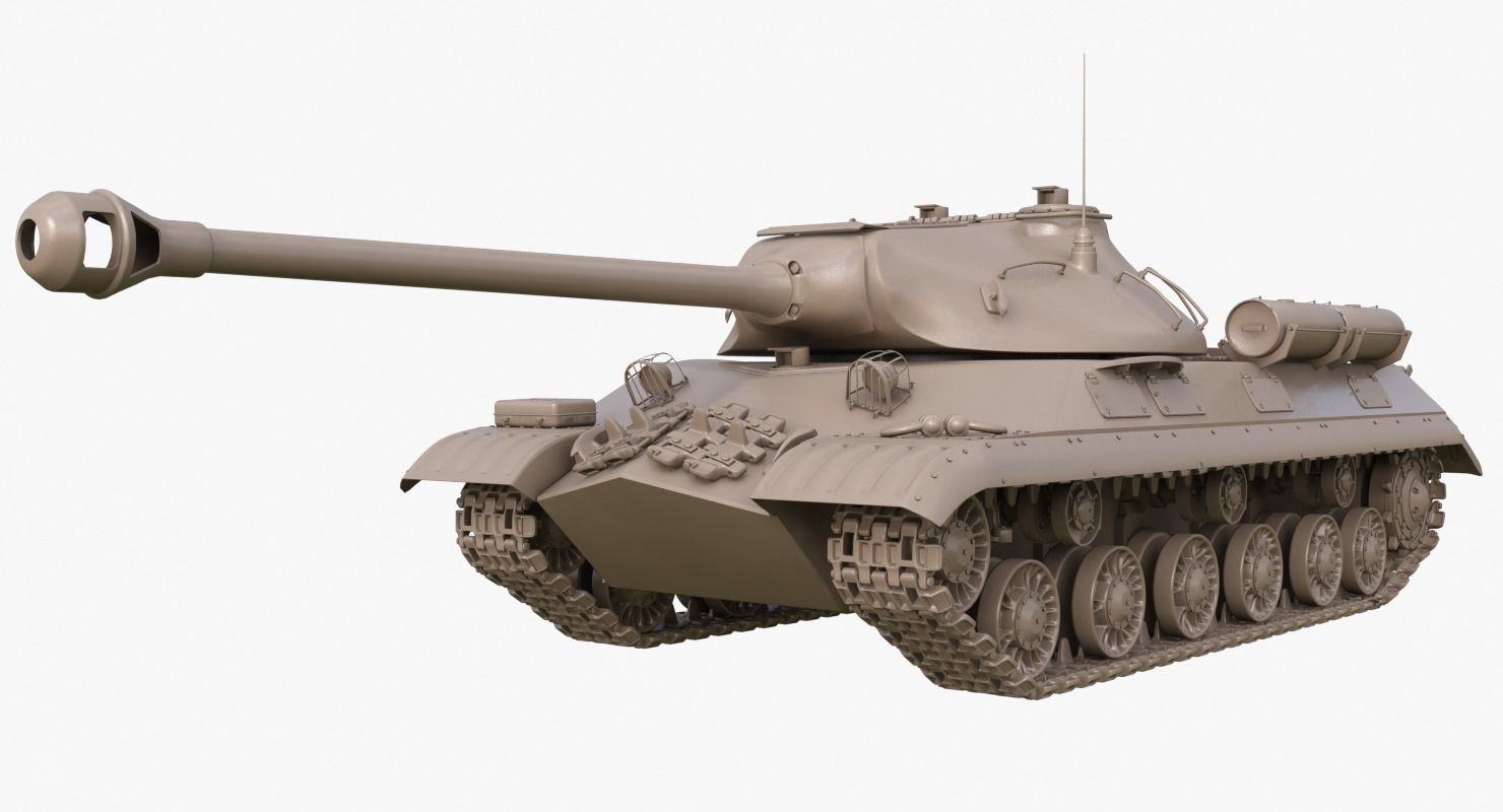 Tank IS 3M Mental Ray 3D model_28