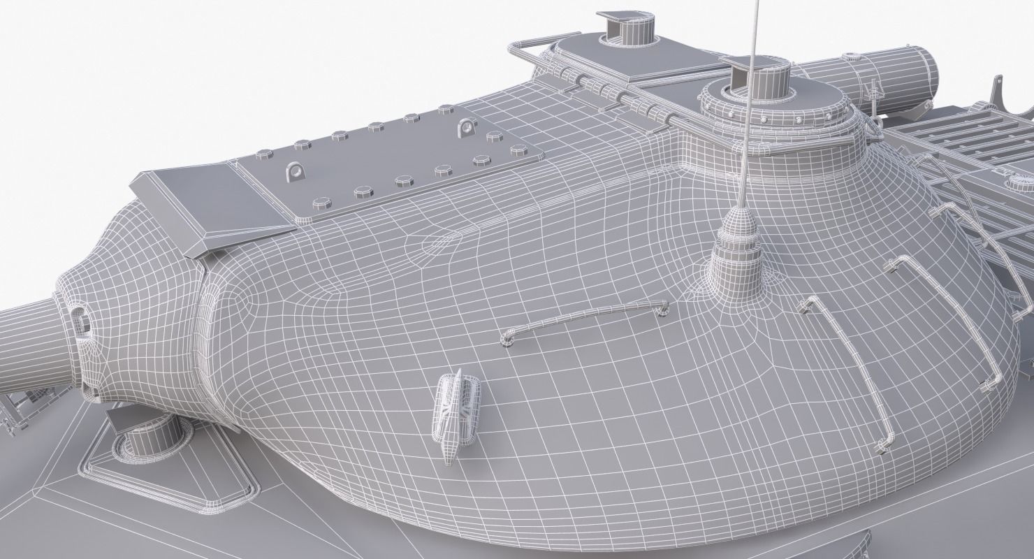 Tank IS 3M Mental Ray 3D model_27