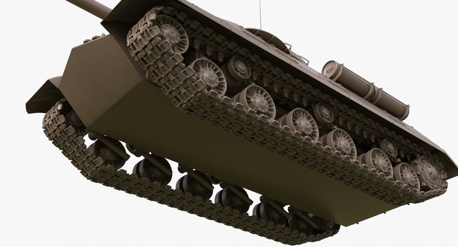 Tank IS 3M Mental Ray 3D model_36