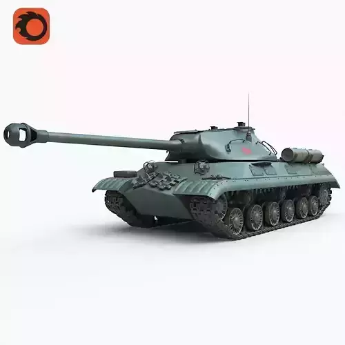 Tank IS 3M Corona 3D model