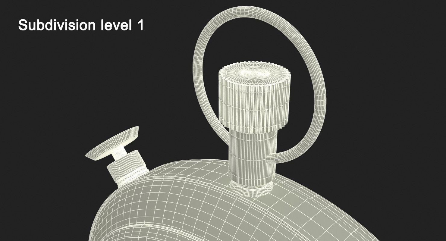 VINTAGE WATCH Low-poly 3D model_8