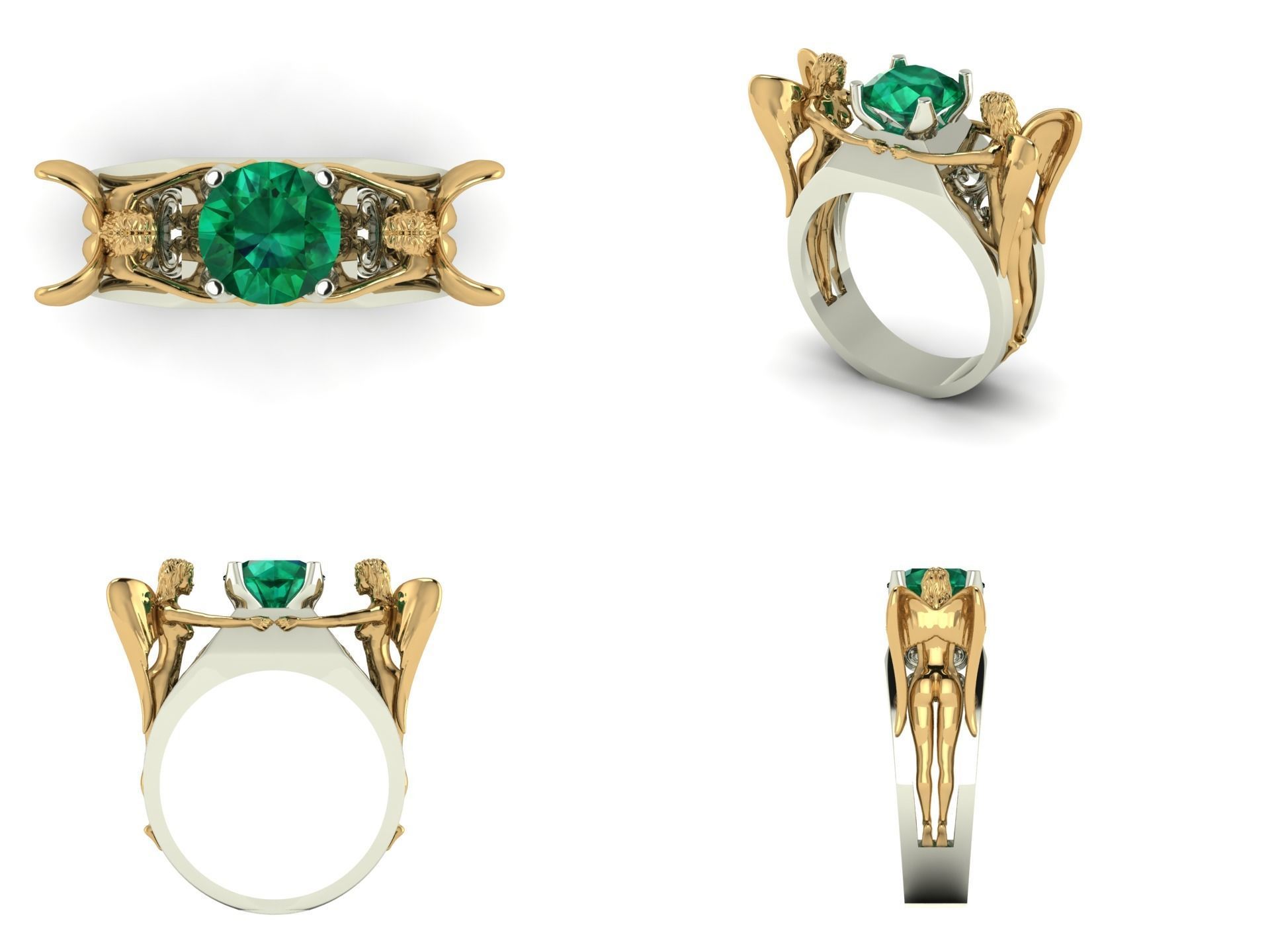 Ring bi 17 3D print model_3