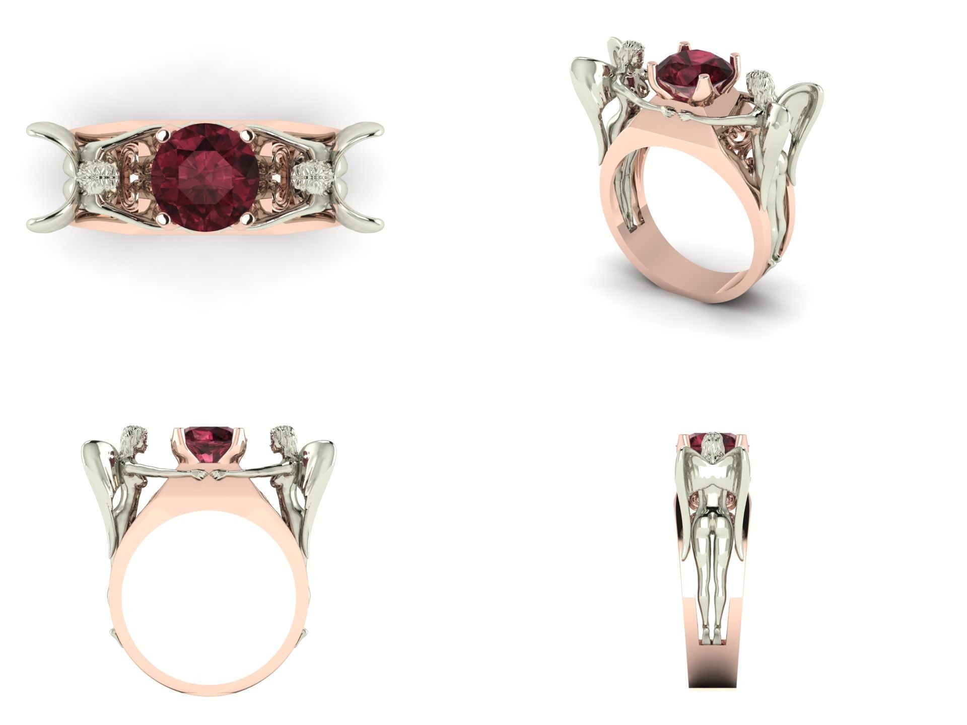 Ring bi 17 3D print model_2