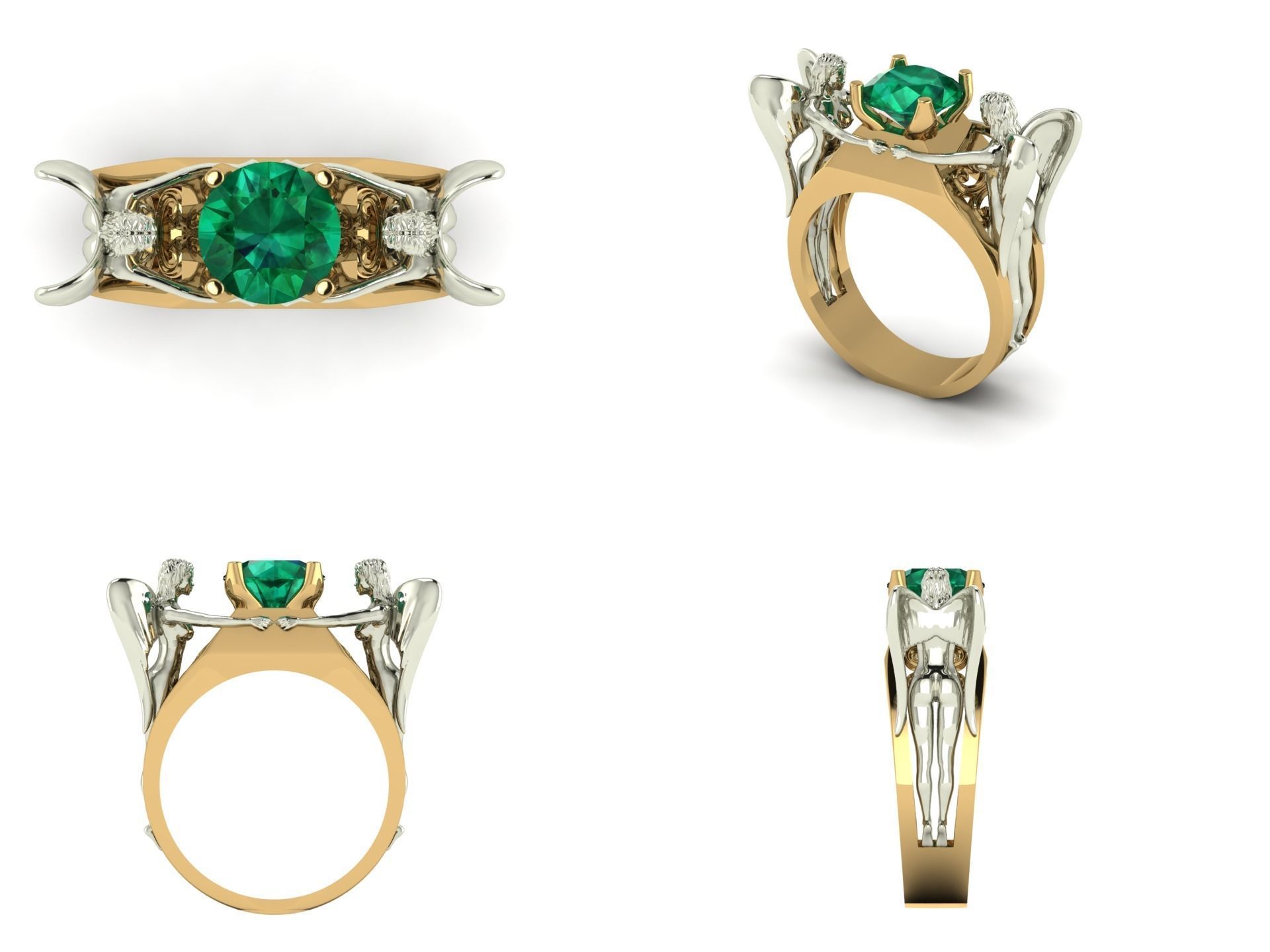 Ring bi 17 3D print model_1