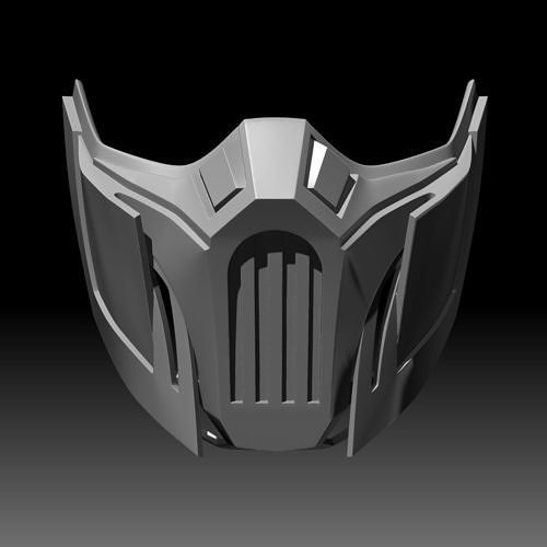 De of the Hailbringer Sub-Zero Mask MK 11 3D Printable Model 3D print model