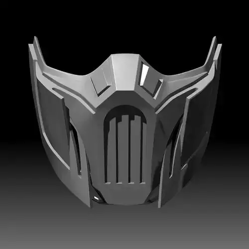 De of the Hailbringer Sub-Zero Mask MK 11 3D Printable Model 3D print model
