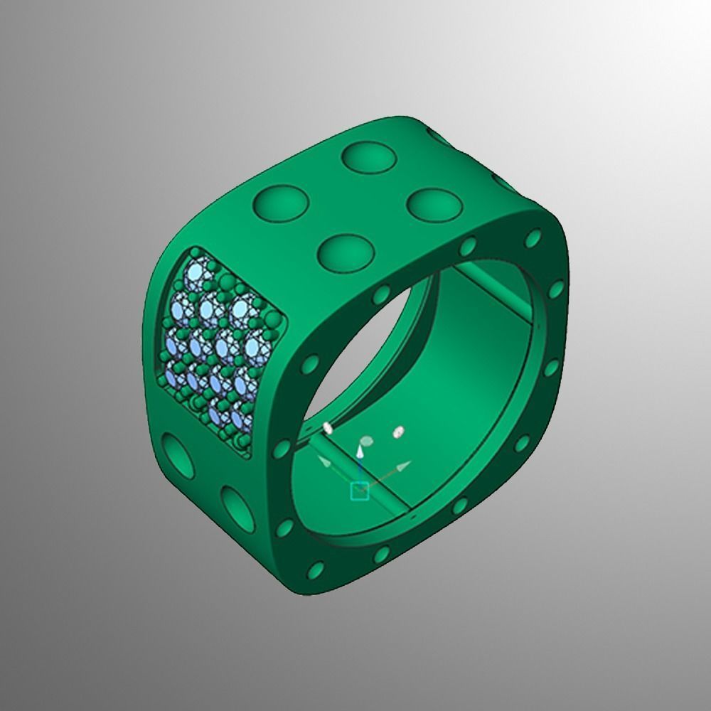 Ring bi 18 3D print model_2