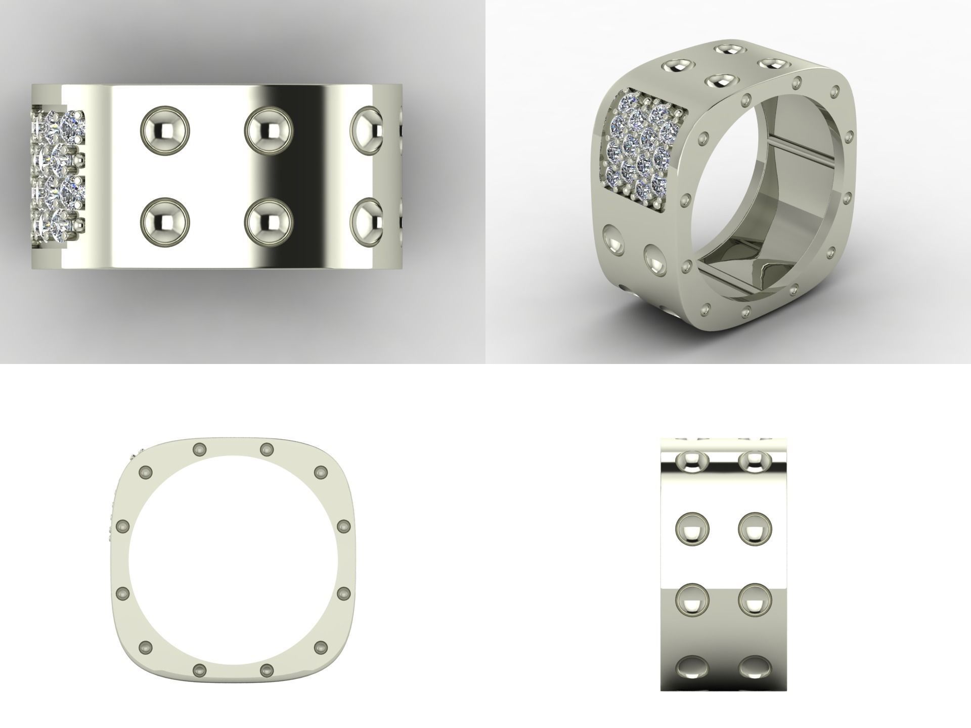 Ring bi 18 3D print model_4