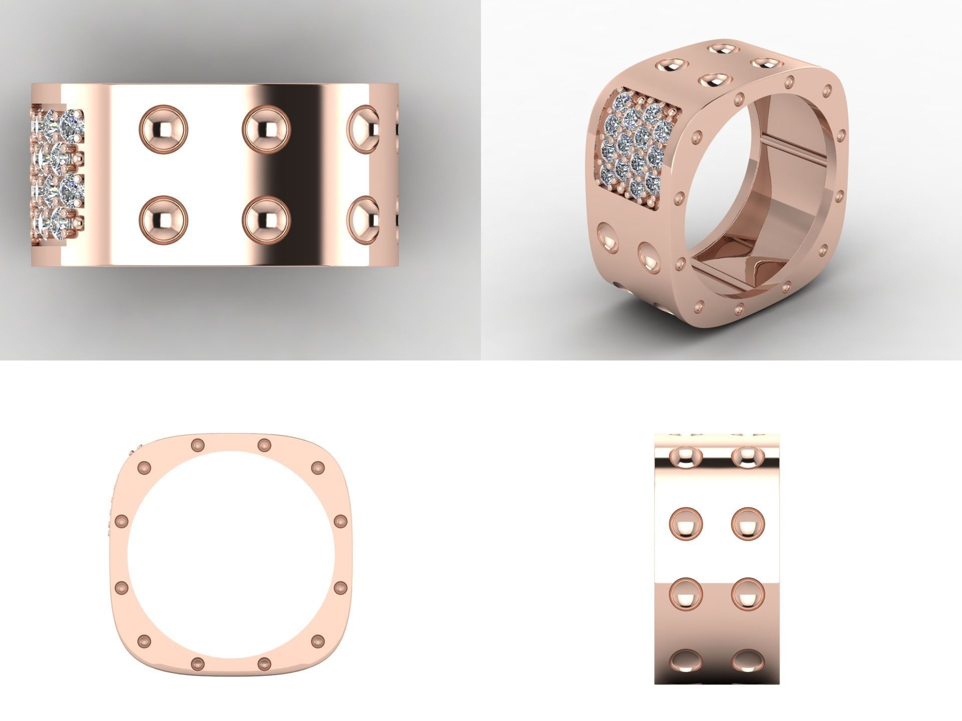 Ring bi 18 3D print model_5