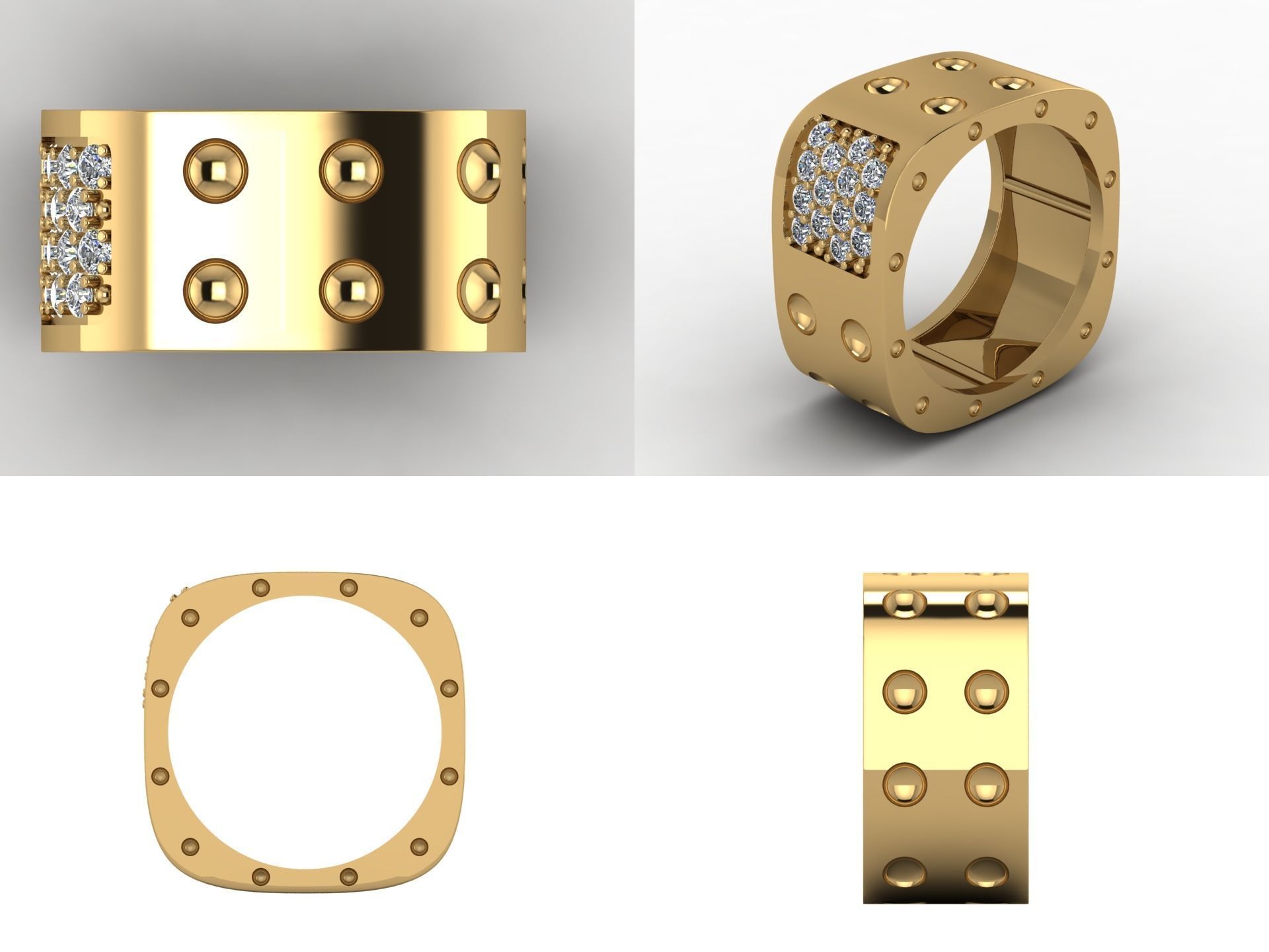 Ring bi 18 3D print model_3