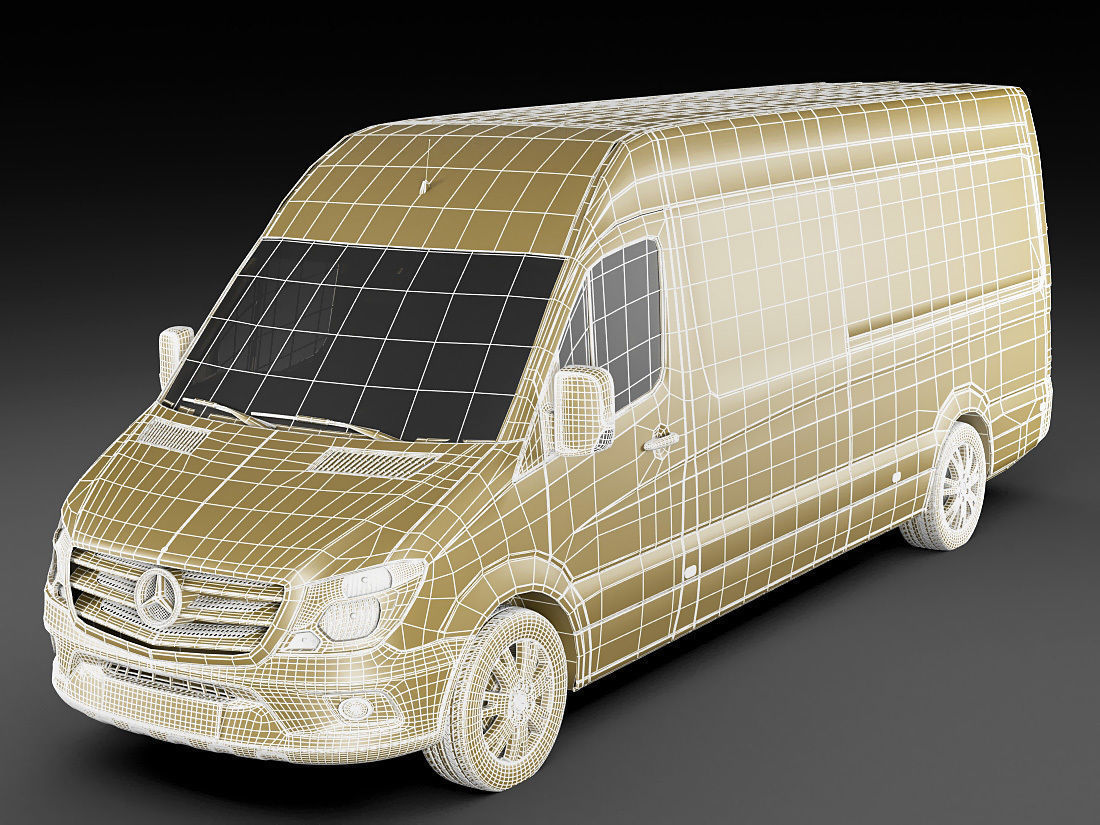 Mercedes Sprinter 2014 High and Superhigh 3D model_36