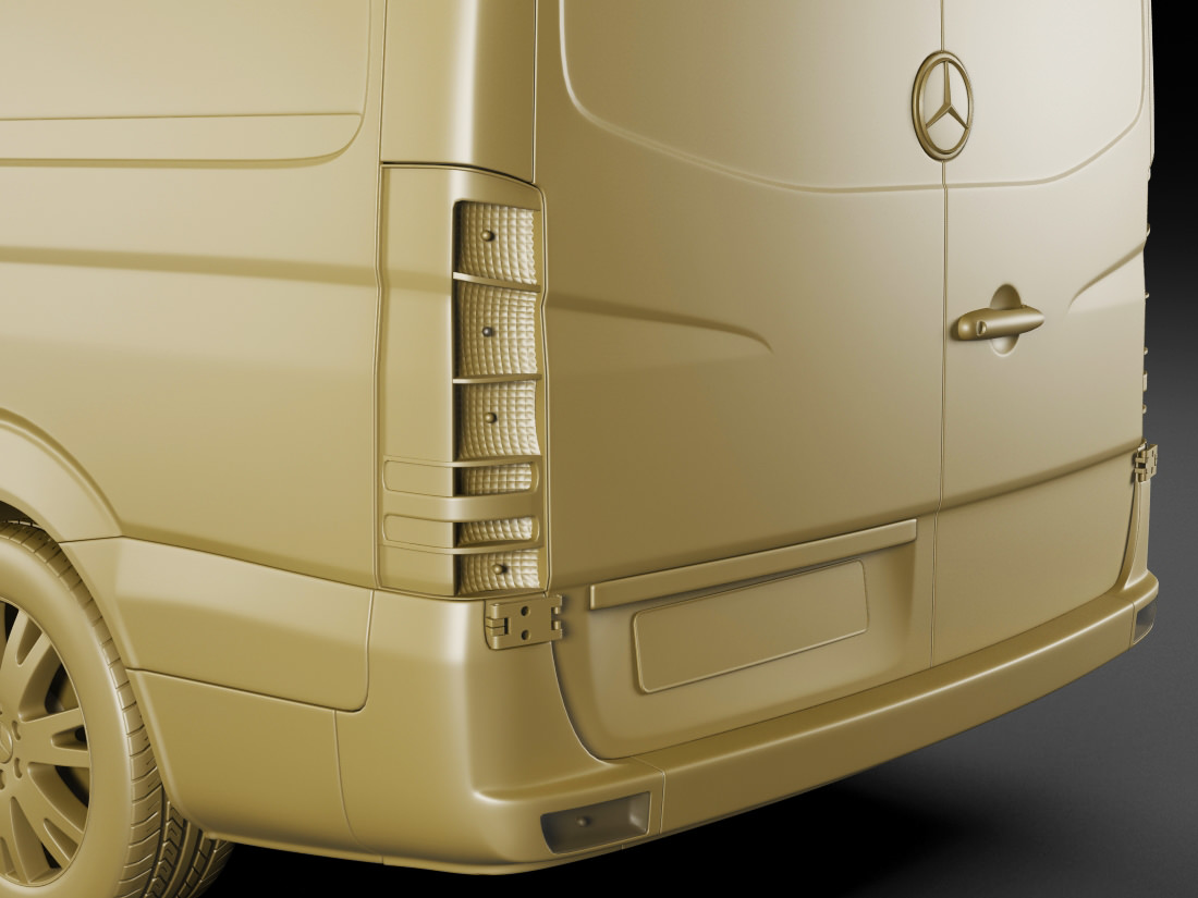 Mercedes Sprinter 2014 High and Superhigh 3D model_33