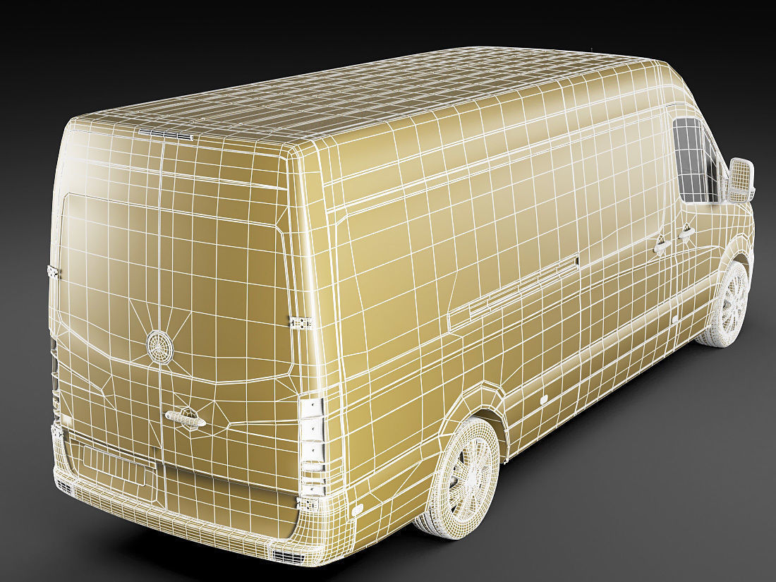 Mercedes Sprinter 2014 High and Superhigh 3D model_40