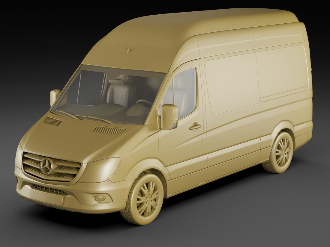 Mercedes Sprinter 2014 High and Superhigh 3D model_31