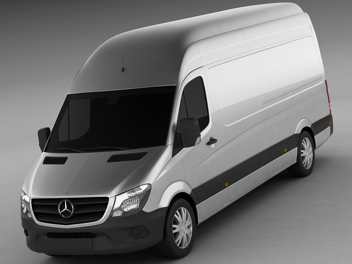 Mercedes Sprinter 2014 High and Superhigh 3D model_3