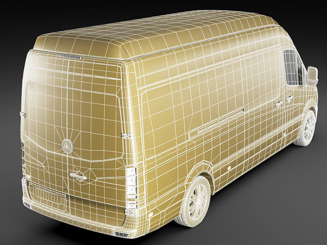 Mercedes Sprinter 2014 High and Superhigh 3D model_41