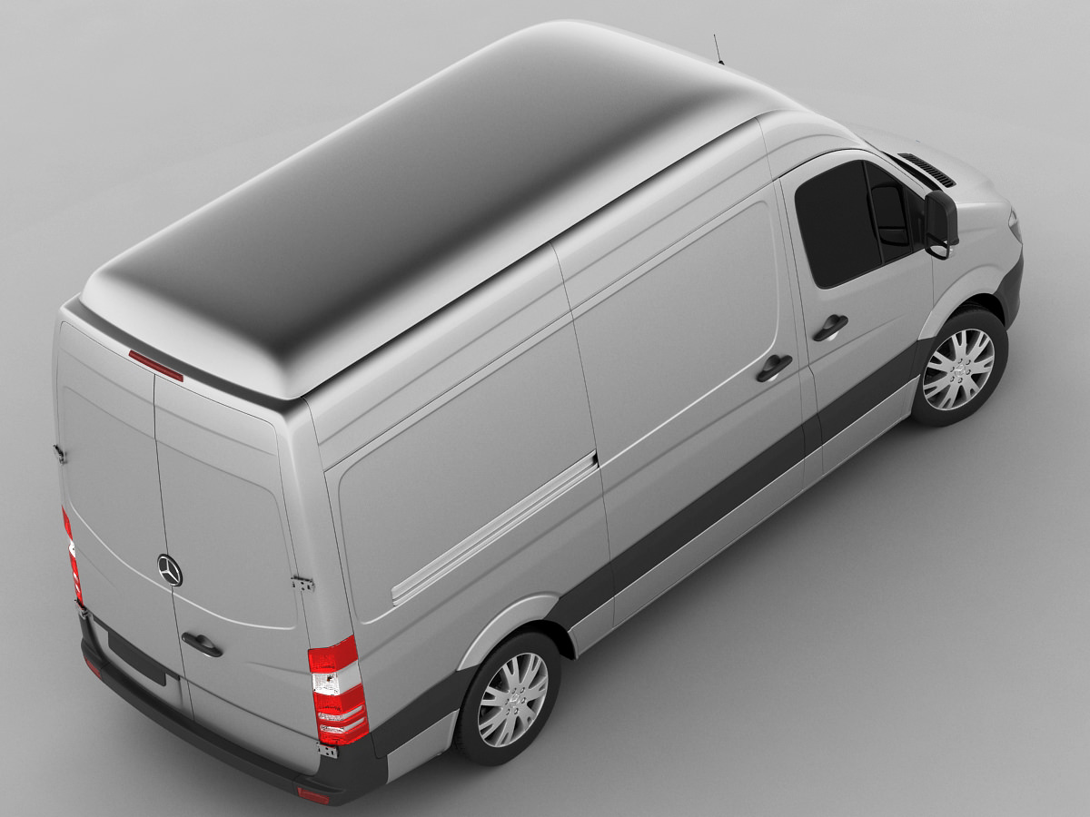 Mercedes Sprinter 2014 High and Superhigh 3D model_15