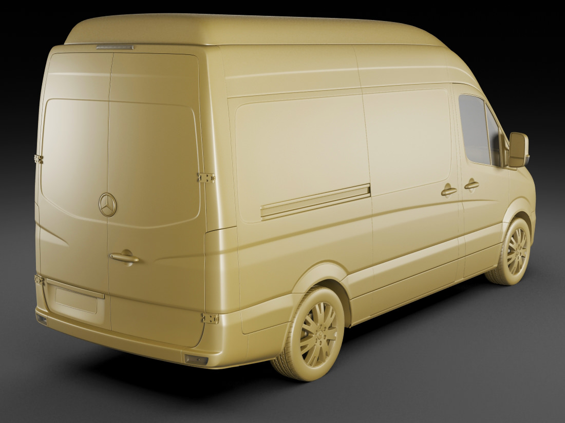 Mercedes Sprinter 2014 High and Superhigh 3D model_30