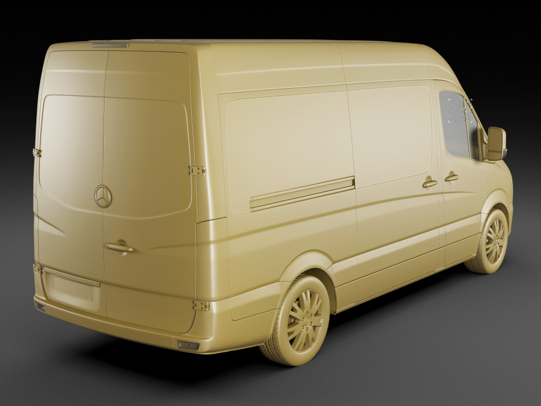 Mercedes Sprinter 2014 High and Superhigh 3D model_29