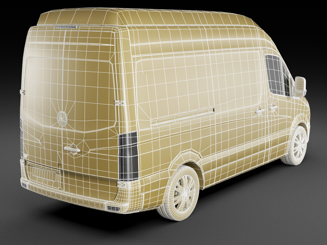 Mercedes Sprinter 2014 High and Superhigh 3D model_39