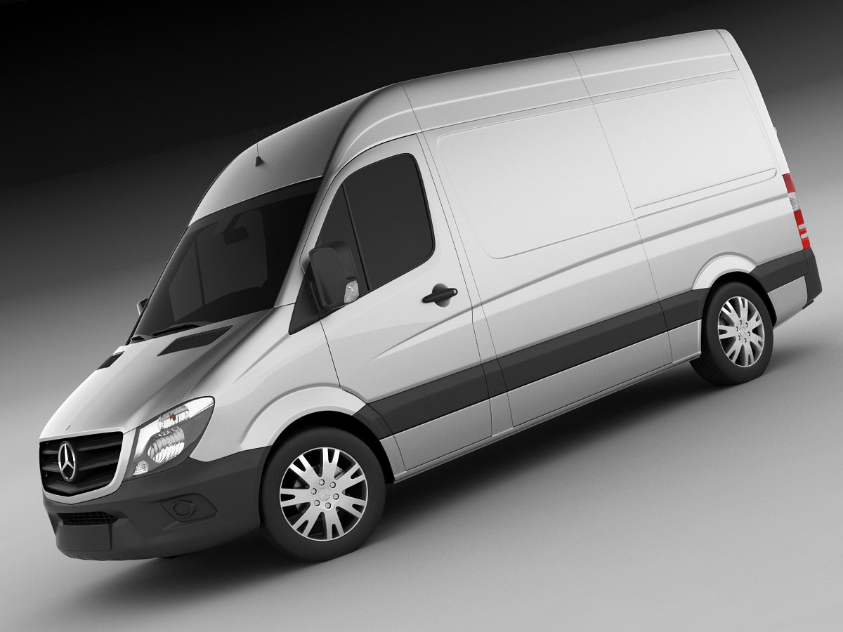 Mercedes Sprinter 2014 High and Superhigh 3D model_17