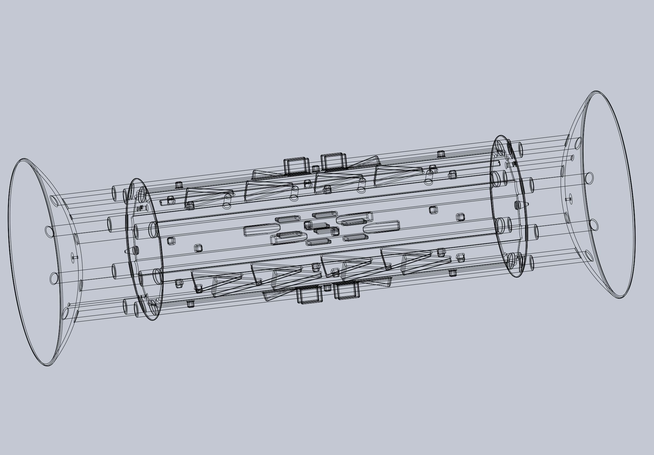 Orion Drive Two Ended Interstellar Ship Concept 3D print model_8
