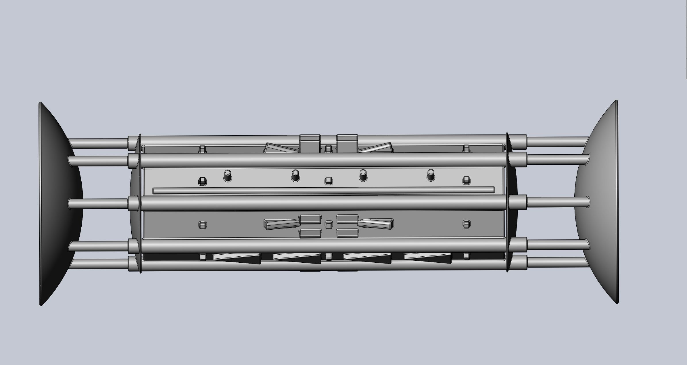 Orion Drive Two Ended Interstellar Ship Concept 3D print model_4