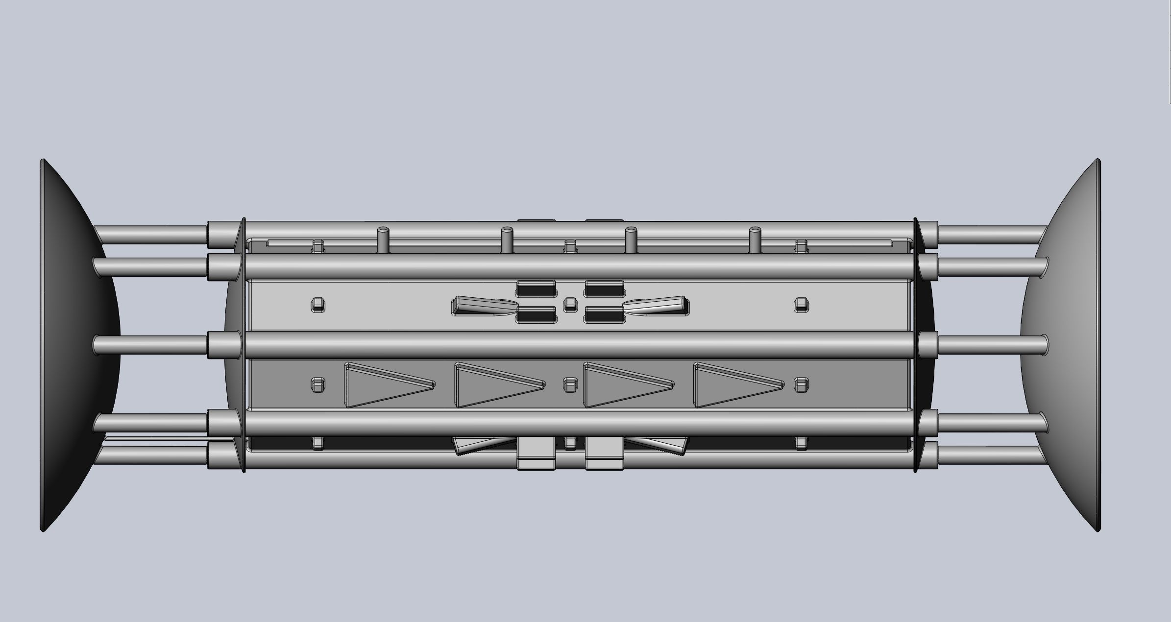 Orion Drive Two Ended Interstellar Ship Concept 3D print model_1