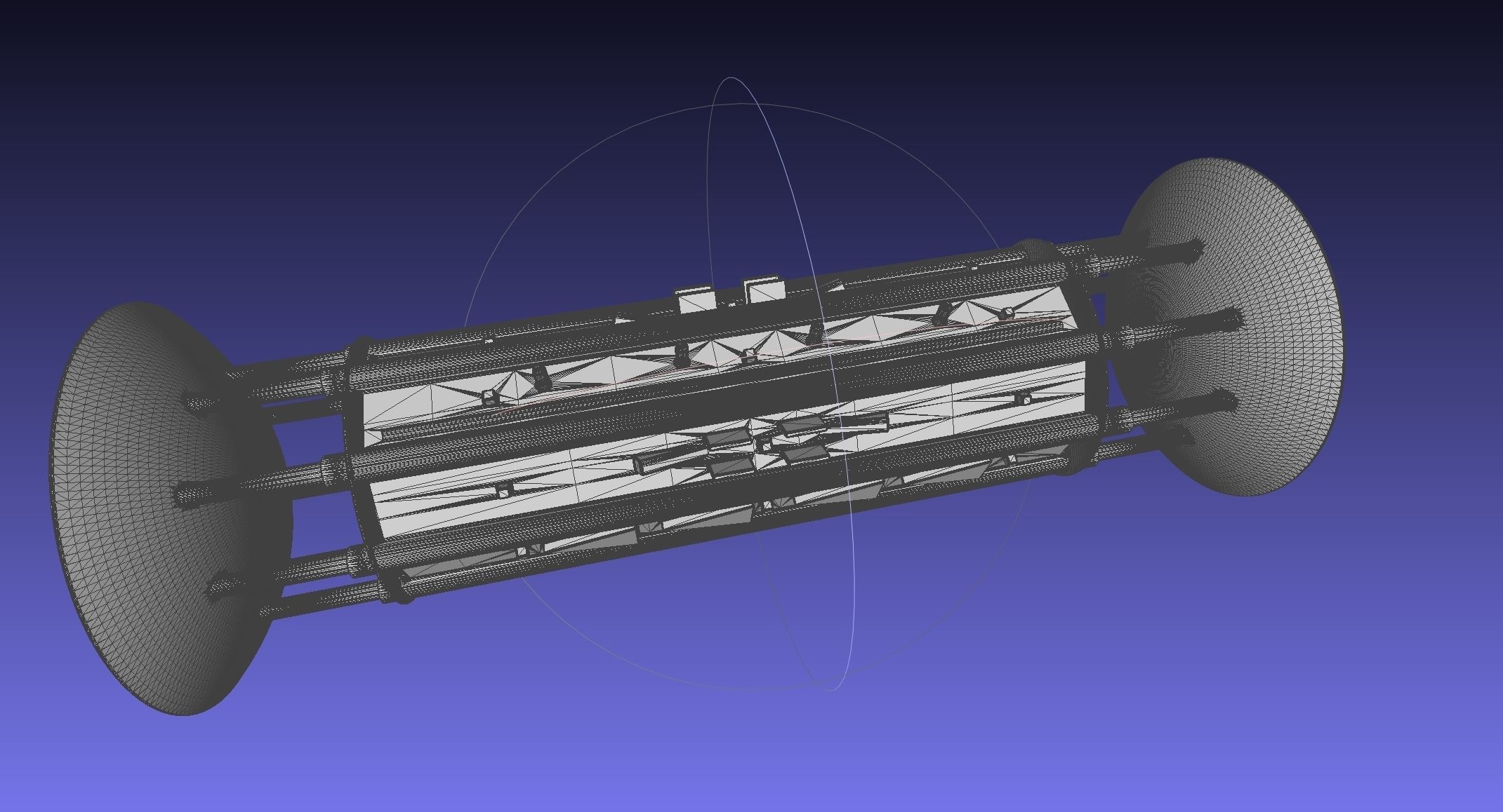 Orion Drive Two Ended Interstellar Ship Concept 3D print model_12