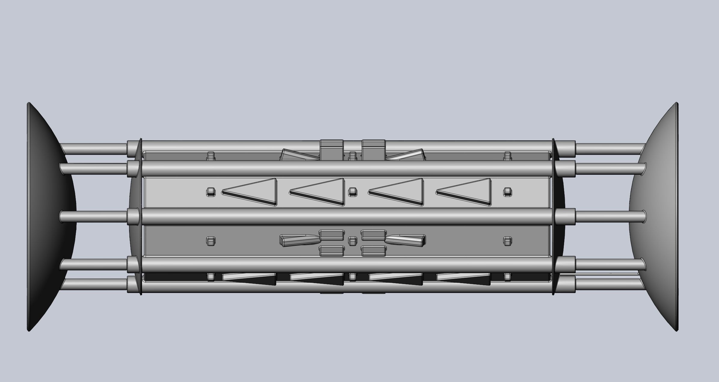 Orion Drive Two Ended Interstellar Ship Concept 3D print model_5