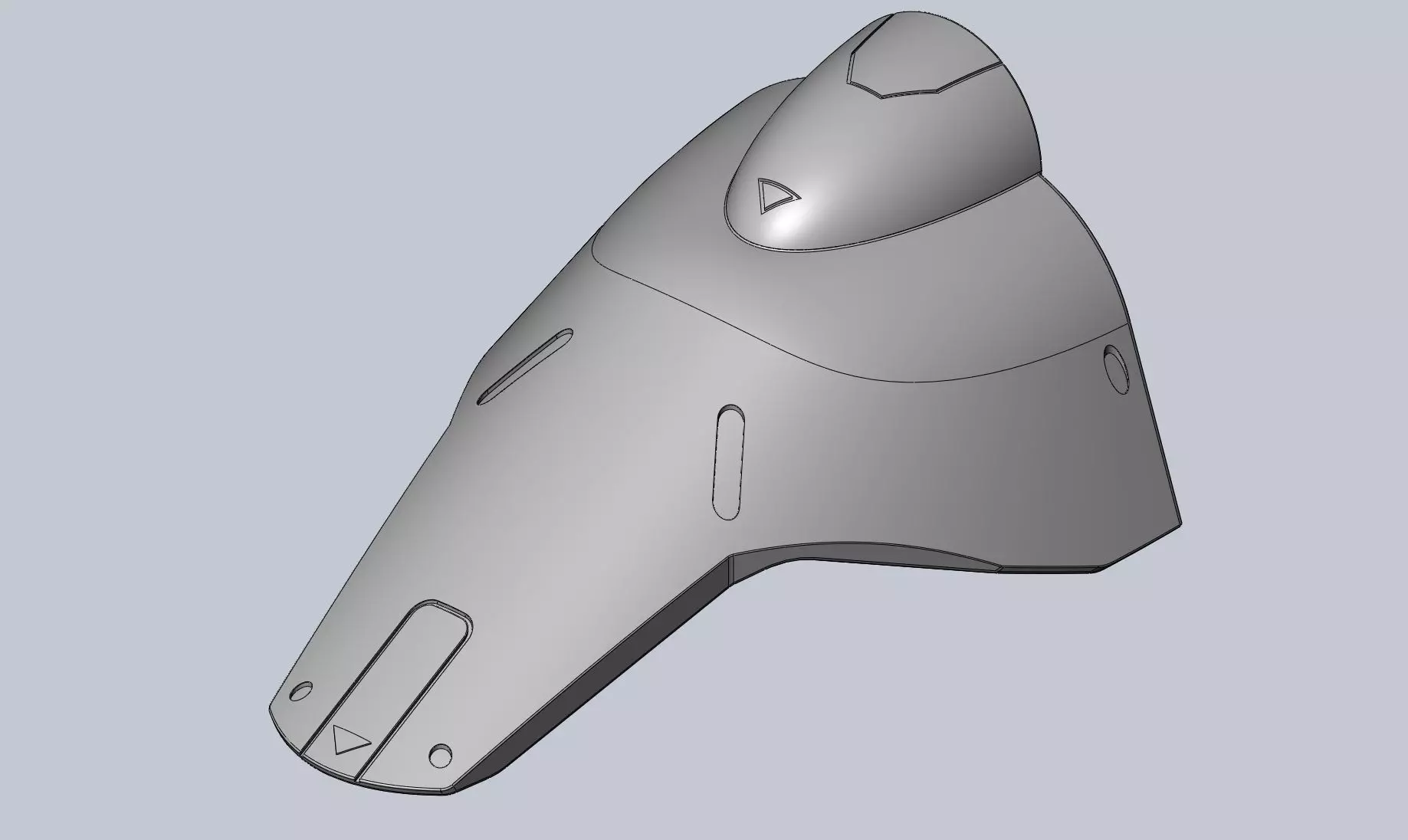 Overwatch Brigitte Left Leg Armor 3D print model