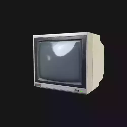 CCTV Monitor 02 Low-poly 3D model CCTV Monitor 02 Low-poly 3D model