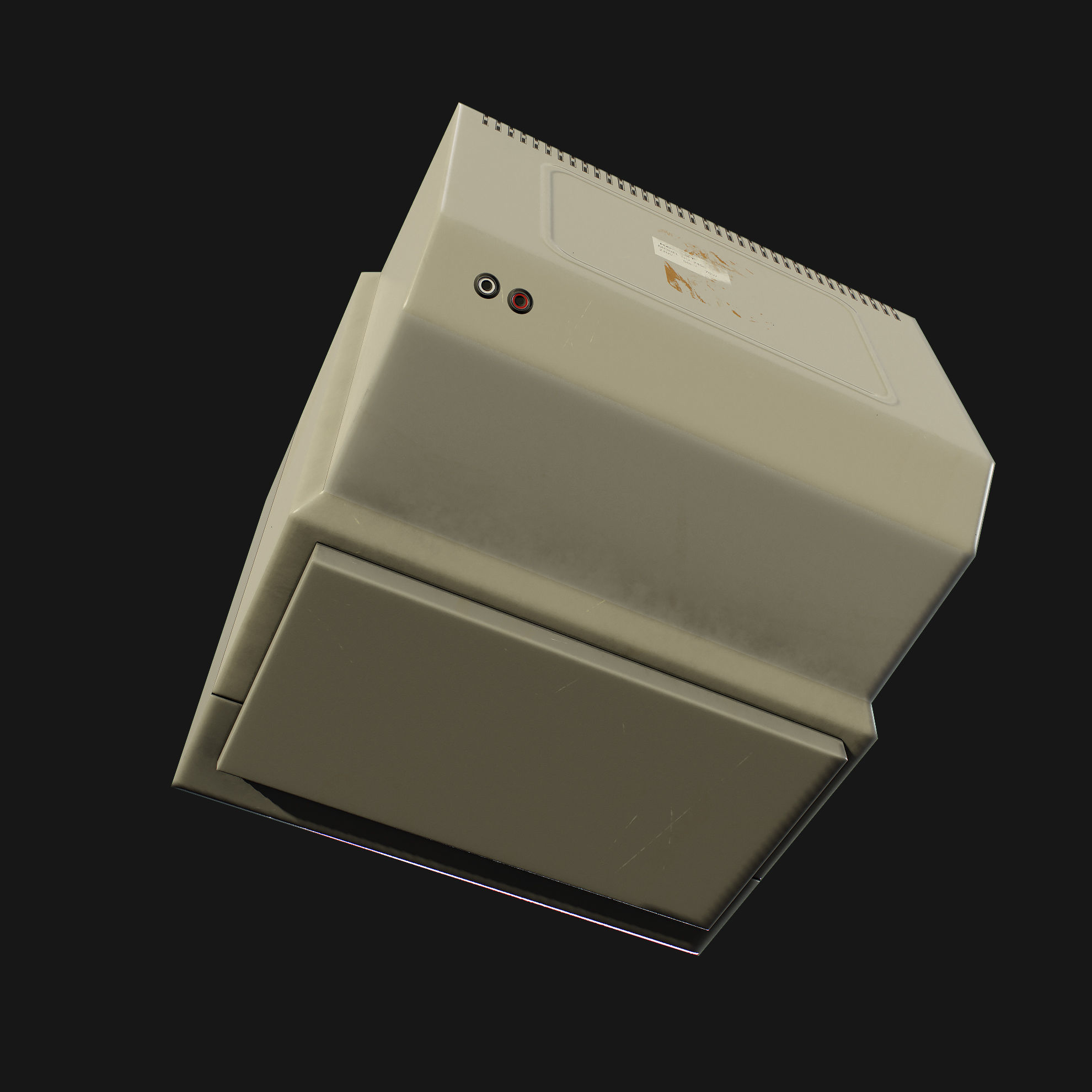 CCTV Monitor 02 Low-poly 3D model_11