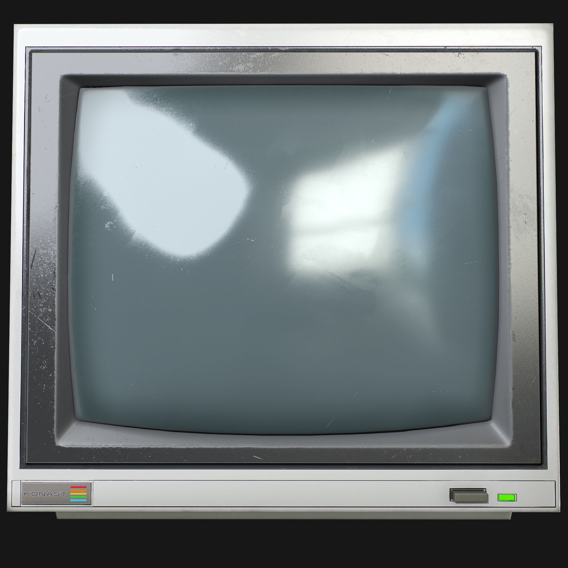 CCTV Monitor 02 Low-poly 3D model_14