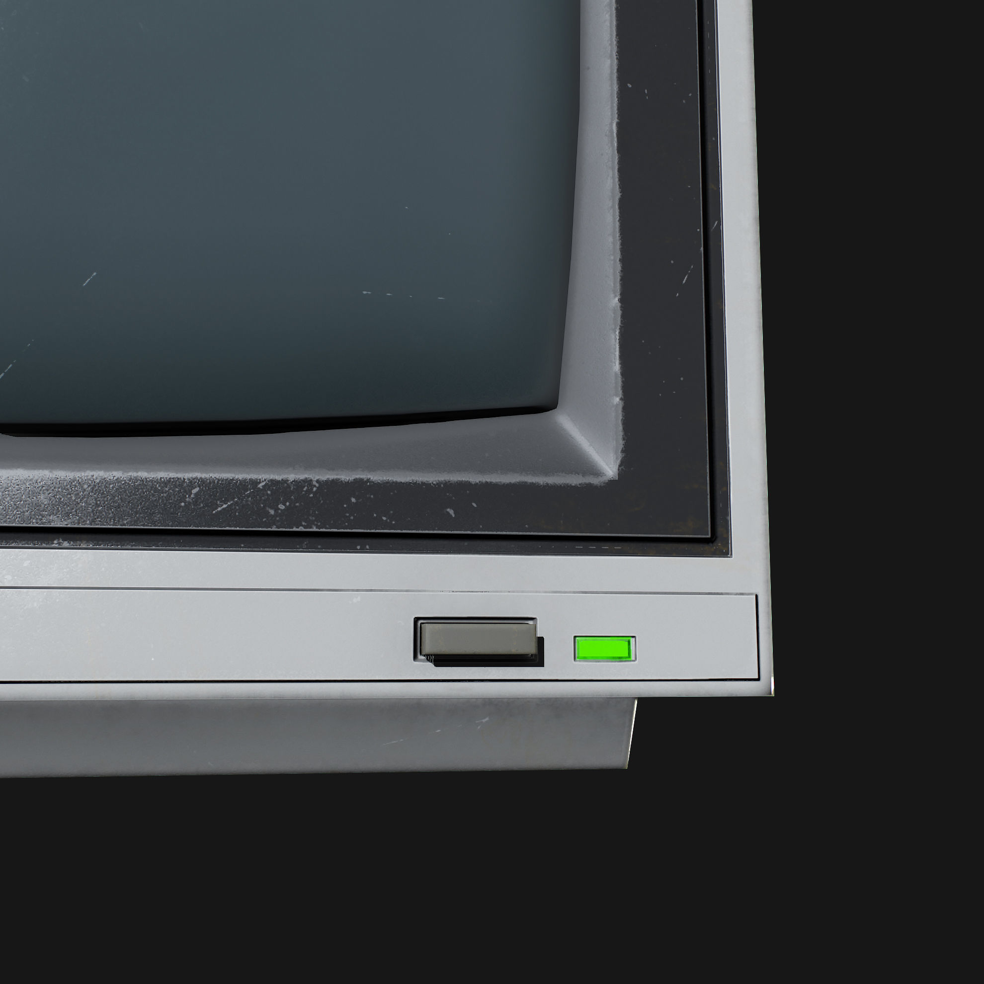 CCTV Monitor 02 Low-poly 3D model_12