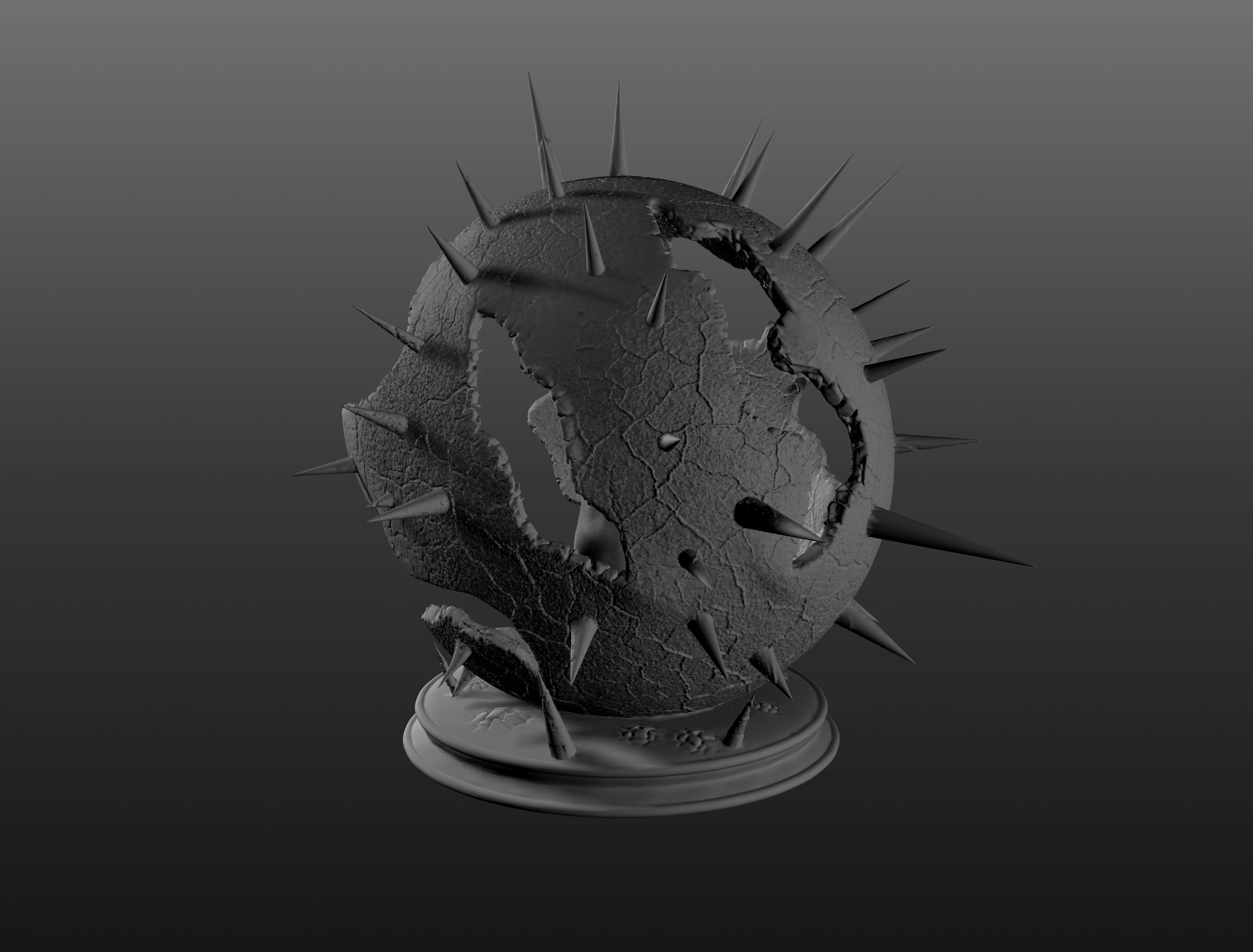 gaara del desierto de naruto 3D print model_9