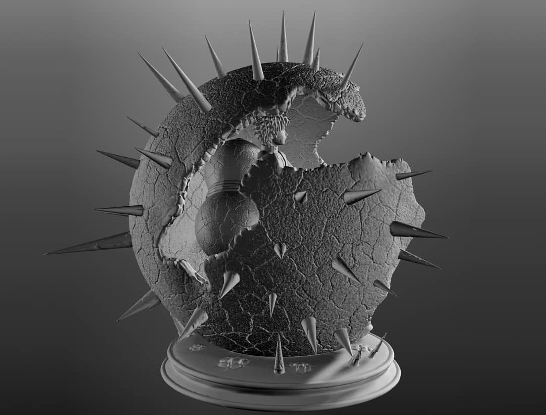 gaara del desierto de naruto 3D print model_5