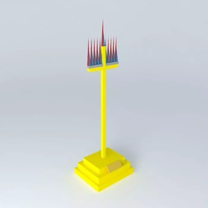 Hanukiya (Hanuka) candelabrum Free 3D model
