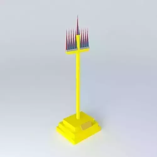 Hanukiya (Hanuka) candelabrum Free 3D model