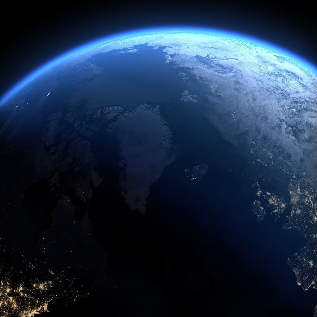 Earth in April 3D model_5