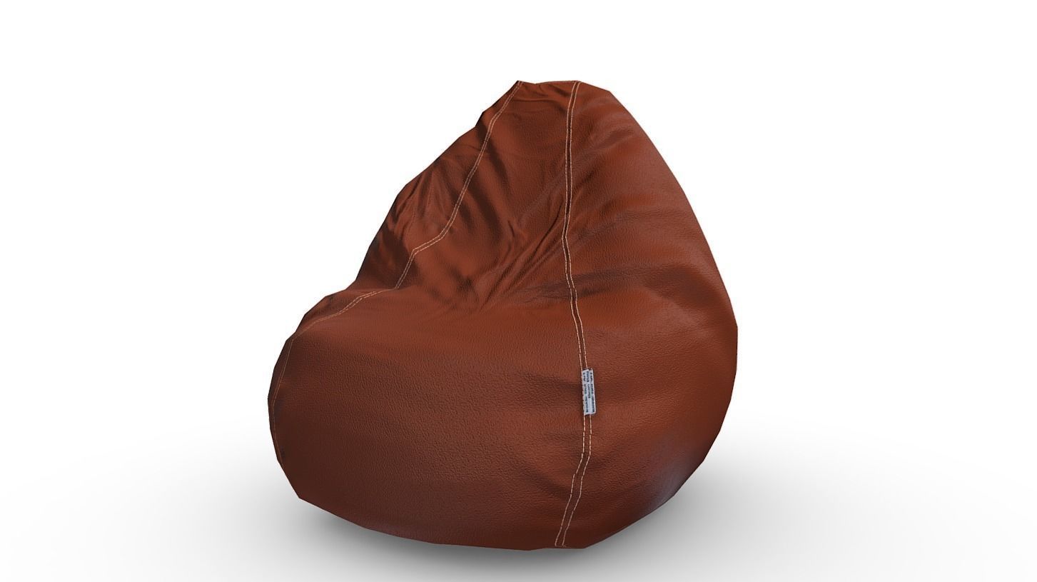 Bean Bag Collection Low-poly 3D model_8