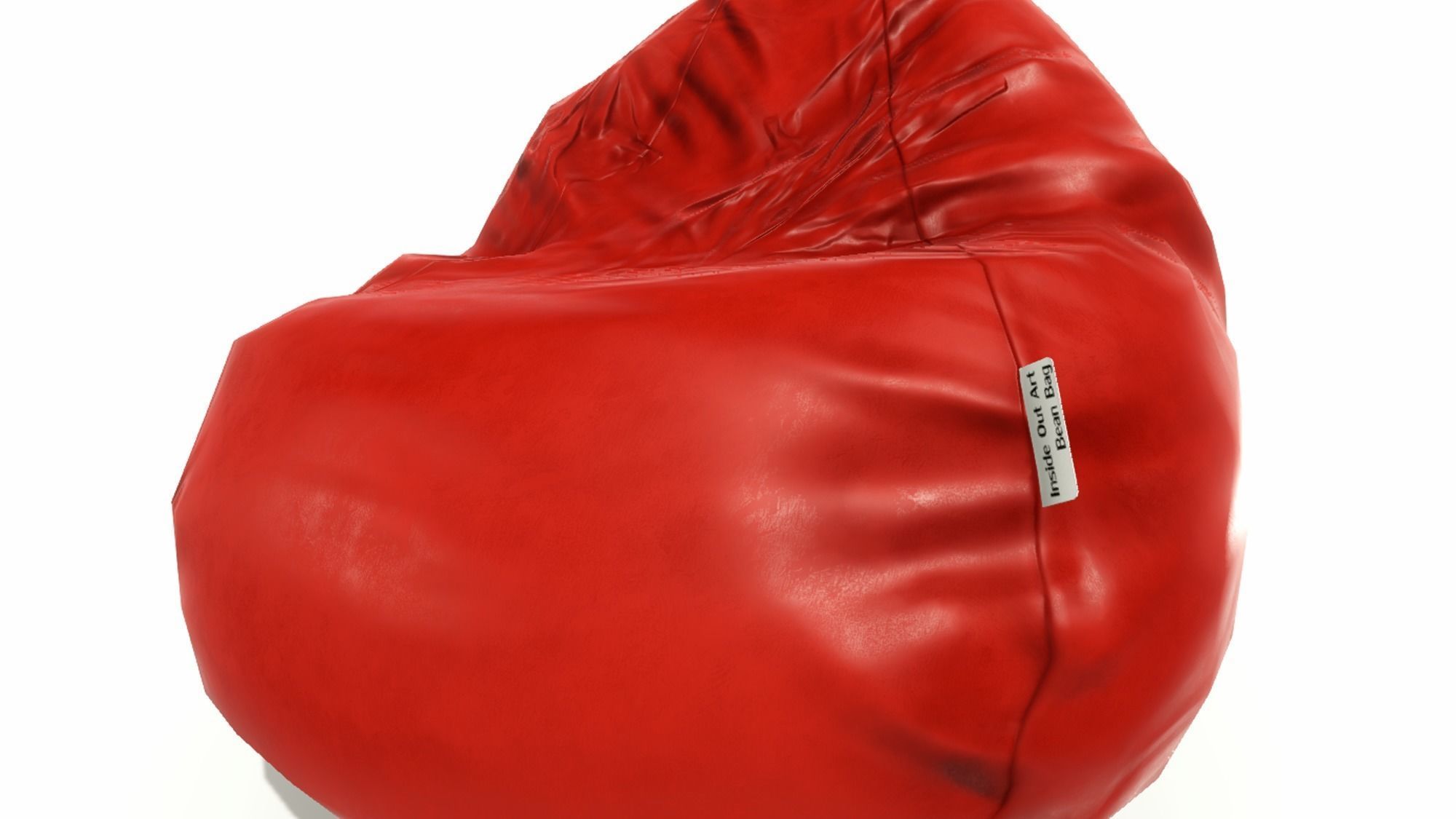 Bean Bag Collection Low-poly 3D model_4