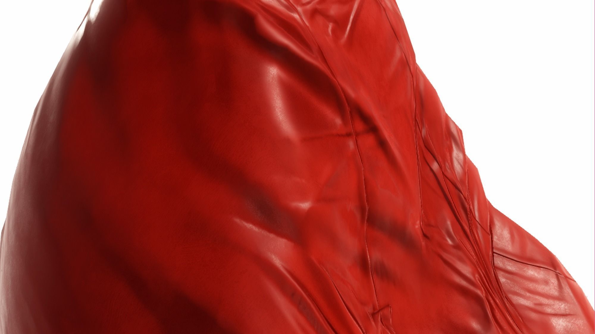 Bean Bag Collection Low-poly 3D model_5