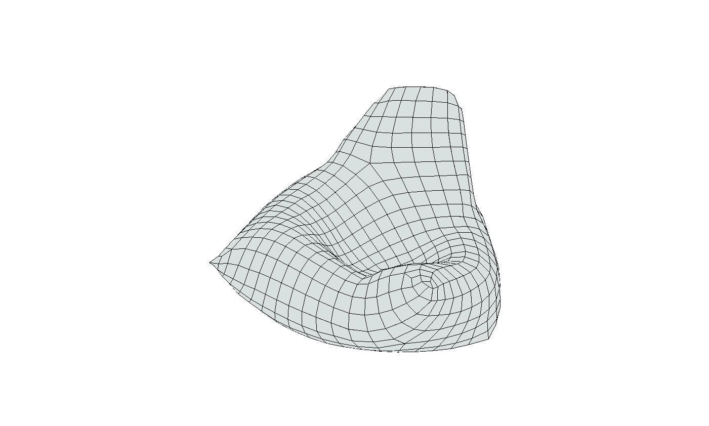 Bean Bag Collection Low-poly 3D model_21