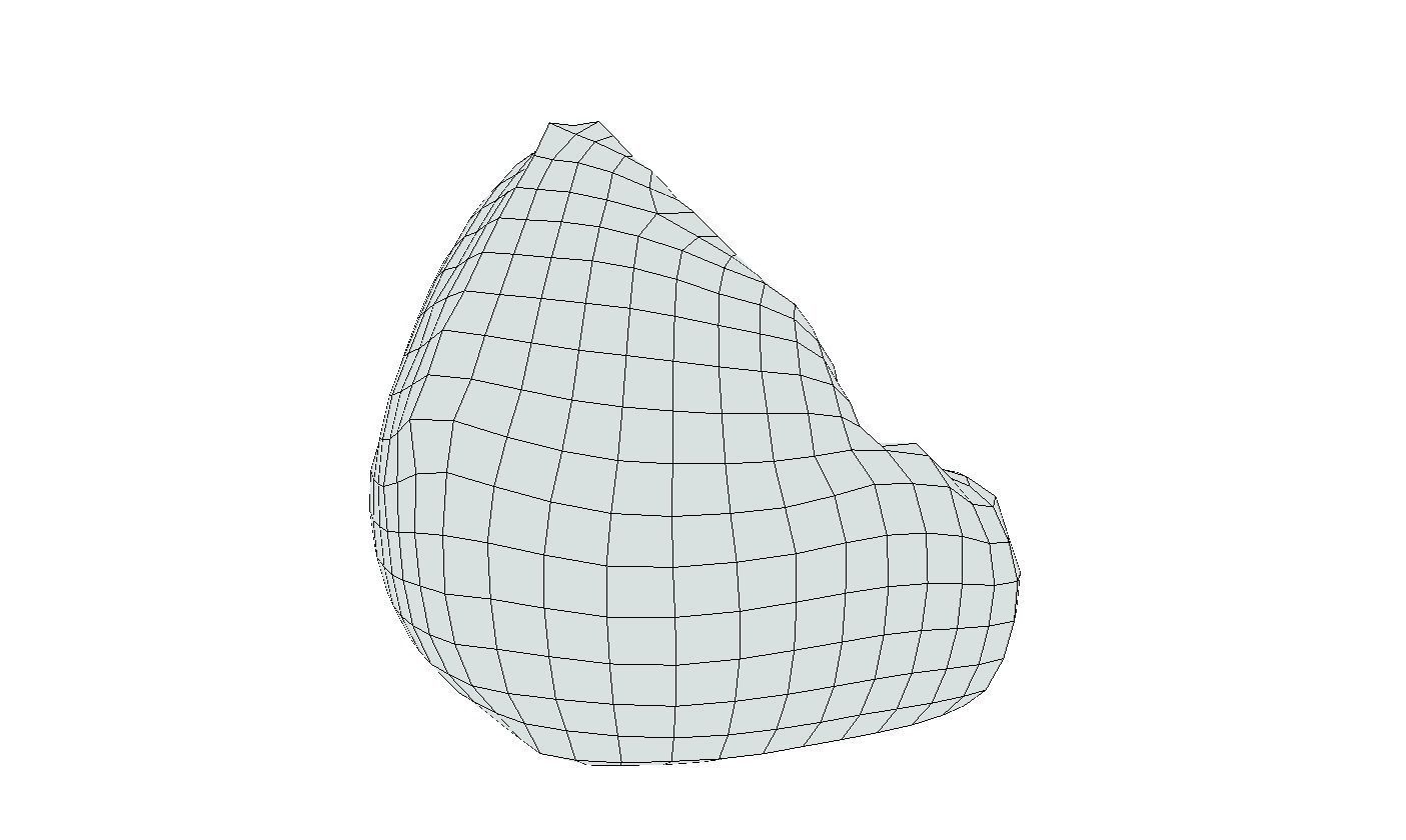 Bean Bag Collection Low-poly 3D model_19