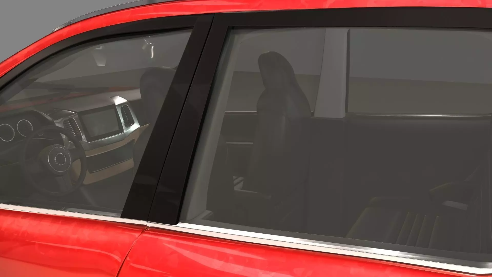 3D XUV cadillac suv 3D model