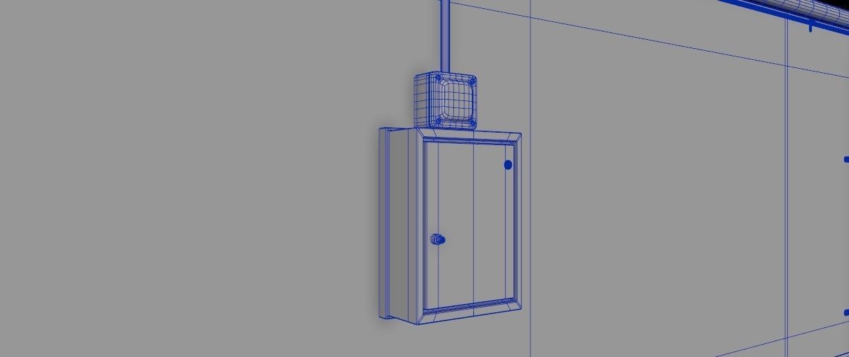 Industrial Hallway 3D model_21