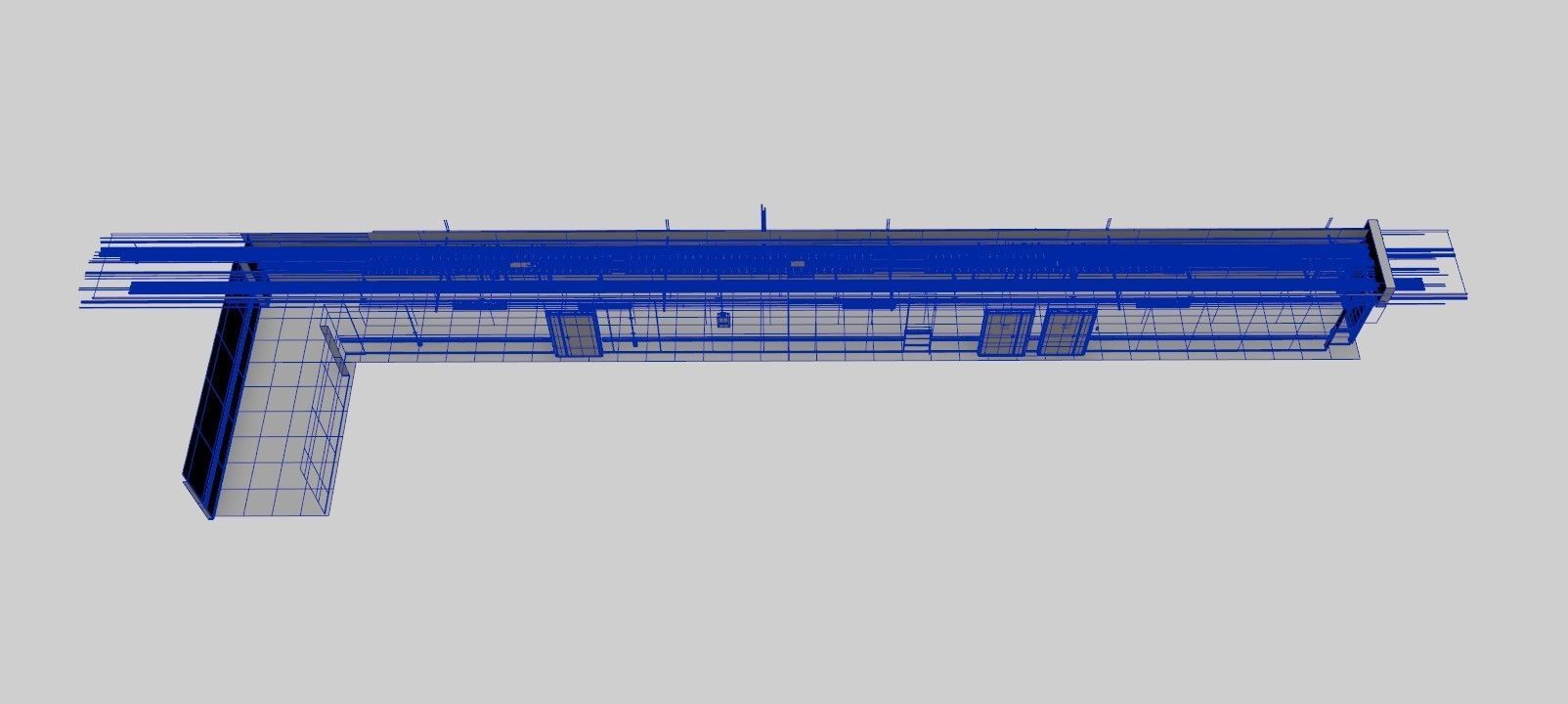 Industrial Hallway 3D model_31